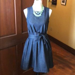 Kate Spade Broome Street denim A line dress